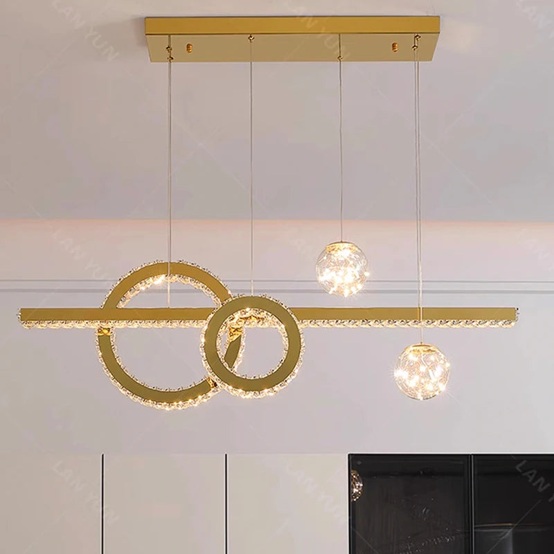 lampes de décoration modernes en cristal intelligent pour intérieur - vue 4 sur 6