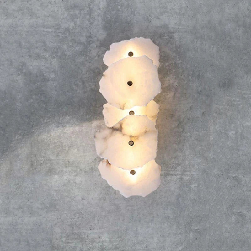 applique murale led en marbre naturel pour hôtel et restaurant - vue 3 sur 9
