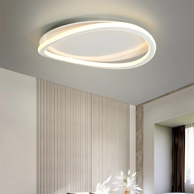 plafonnier led moderne nordique pour décoration intérieure maison - vue 2 sur 12