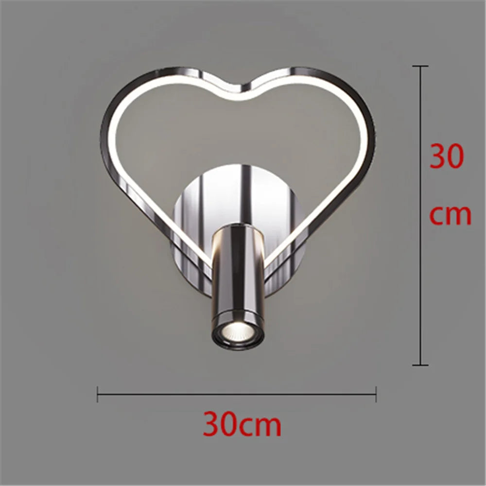applique murale à led moderne en chrome pour intérieur design - vue 8 sur 16
