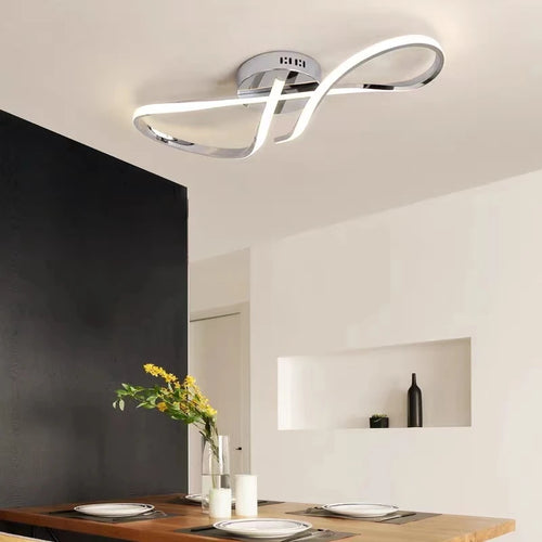 Plafonnier moderne à LEDs lumières pour salon chambre plafonnier étude cuisine intérieur décoration de la maison - vue 3 sur 8