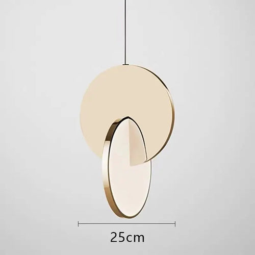 Nordic creative bar restaurant post-modern simple bedroom bedside designer single head net red light luxury art chandelier - vue 8 sur 13