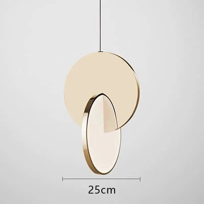 Nordic creative bar restaurant post-modern simple bedroom bedside designer single head net red light luxury art chandelier - vue 7 sur 13