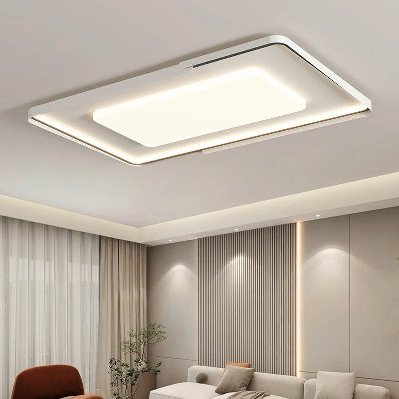 plafonnier led moderne intérieur à intensité variable pour tous les espaces - vue 6 sur 12