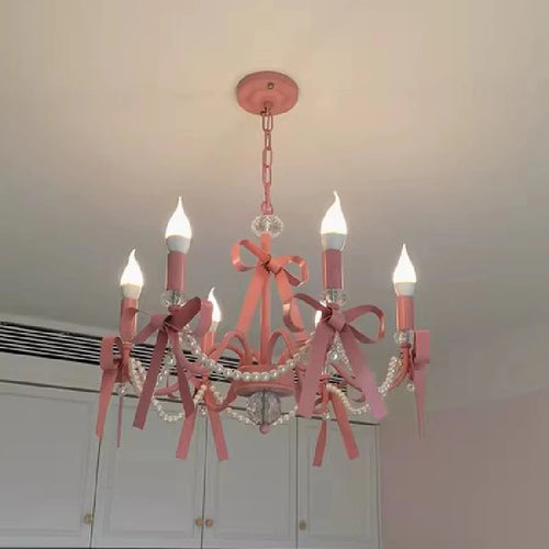 lustre romantique mignon pour chambre enfant décoration lumineuse - vue 5 sur 8