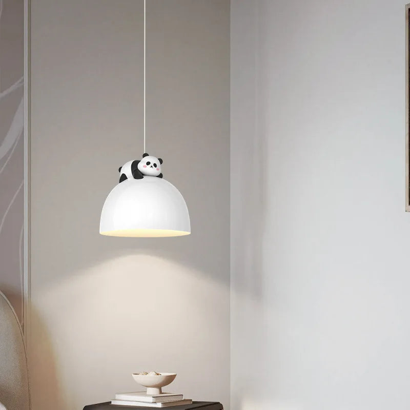 lustre mignon pour chambre d'enfant avec nœud lapin - vue 5 sur 12