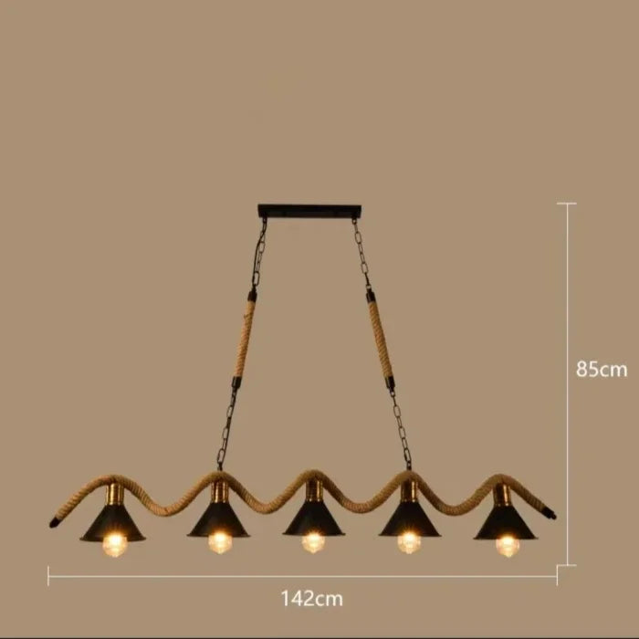 suspension vintage style campagnard pour un éclairage chaleureux - vue 8 sur 8