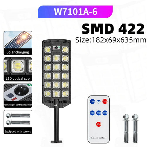 20000W Split Solar Street Light Outdoor Aluminum Solar Street Light Garden Sunlight House Remote Control Waterproof Wall Lamp - vue 38 sur 41