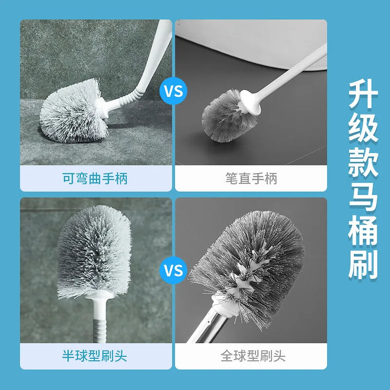 brosse de nettoyage pour toilettes avec support flexible - vue 7 sur 7