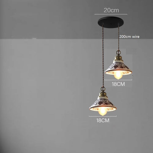 Suspension led en céramique moderne simple - vue 14 sur 29