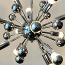lustre vintage médiéval atomique pour table suspendue