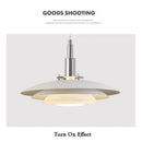 Lamp Mid Century Pendant Light Creative Modern Gradient White Red UFO Adjustable Light Fixture Dining Room Kitchen chandeliers