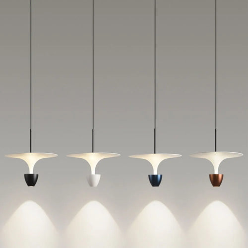 Nordique Designer Créatif Lustre Suspension LED Suspension UFO Chevet Bar Chambre Restaurant Décor À La Maison Éclairage Intérieur - vue 3 sur 11