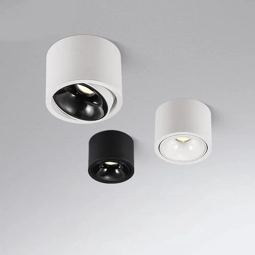plafonnier led rond monté en surface à intensité variable - vue 2 sur 9