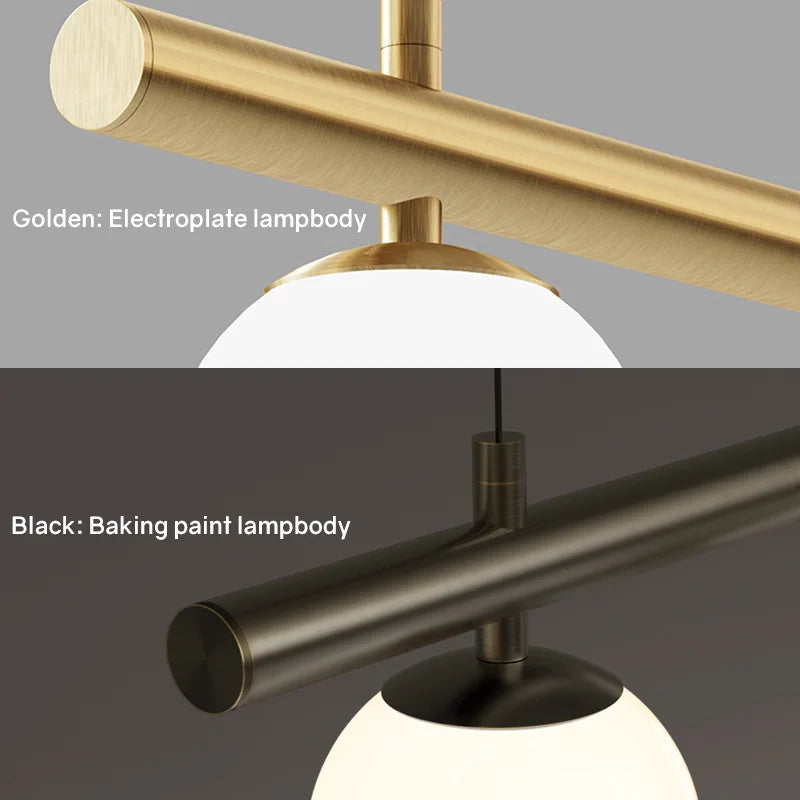 Lustre de salon minimaliste moderne - vue 6 sur 16