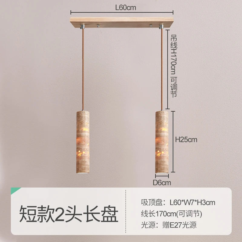 suspension design wabi-sabi en pierre pour ambiance moderne - vue 8 sur 14