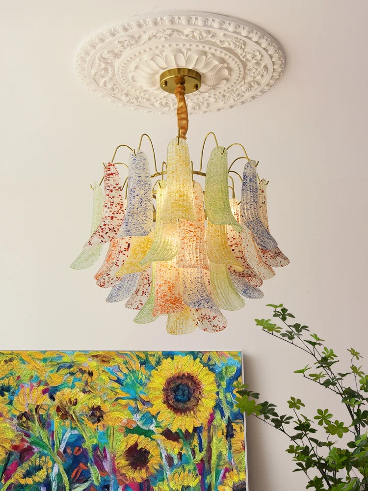 lustre en cristal de luxe rétro pour intérieur élégant - vue 2 sur 12