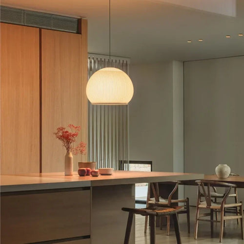 Spanish Designer Pendant Lamp Fabric Chandelier Suspension Hanging Light - vue 3 sur 9