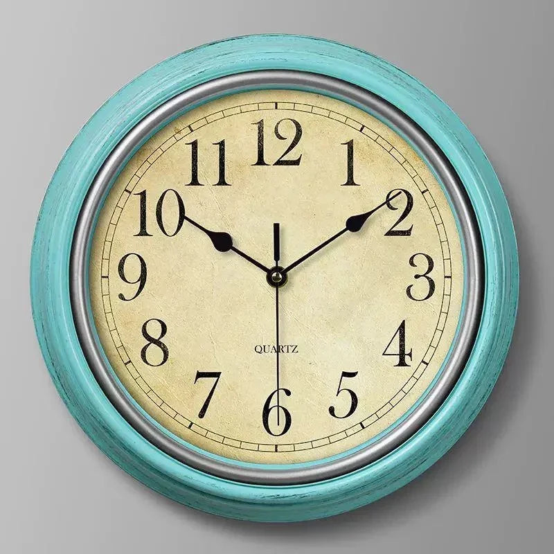 horloge murale rétro nordique silencieuse pour intérieur élégant - vue 9 sur 15