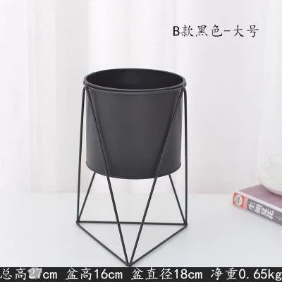 support de plante moderne en fer pour décoration intérieure et extérieure - vue 16 sur 18