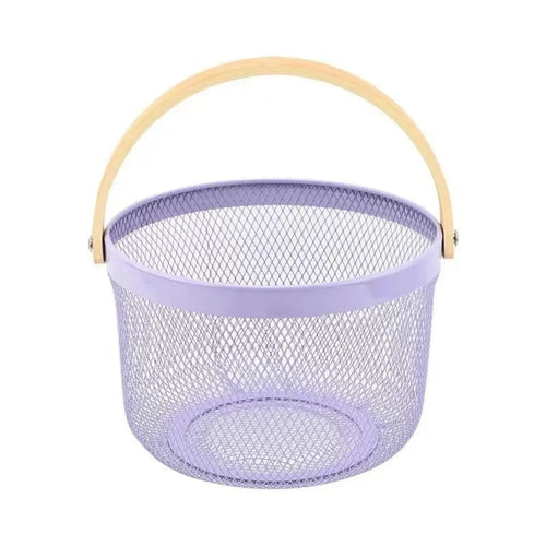 panier de rangement léger et élégant en fer pliable