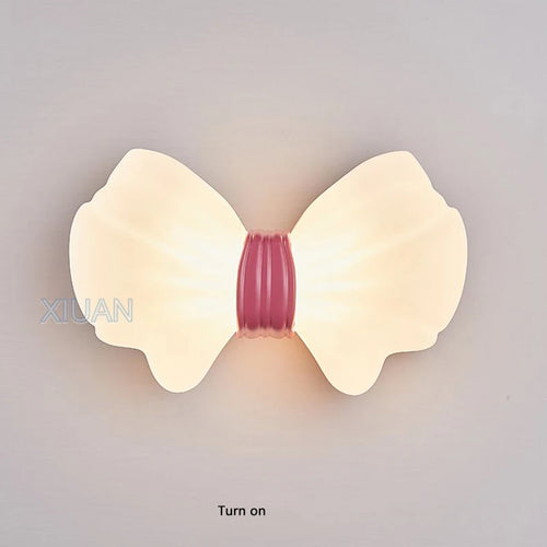 applique murale nordique nœud papillon pour chambre enfant - vue 2 sur 7