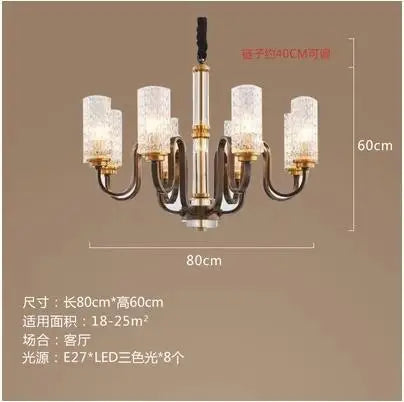 lustre rétro industriel en fer et verre suspendu à led - vue 10 sur 9