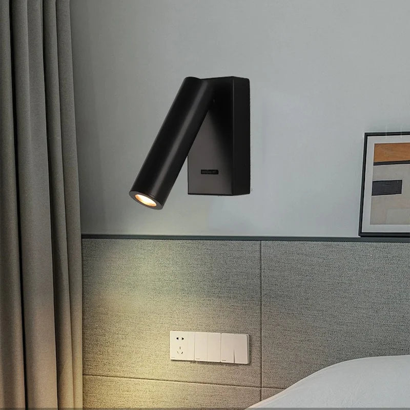 Applique murale led moderne réglable rotative pour lecture - vue 5 sur 12