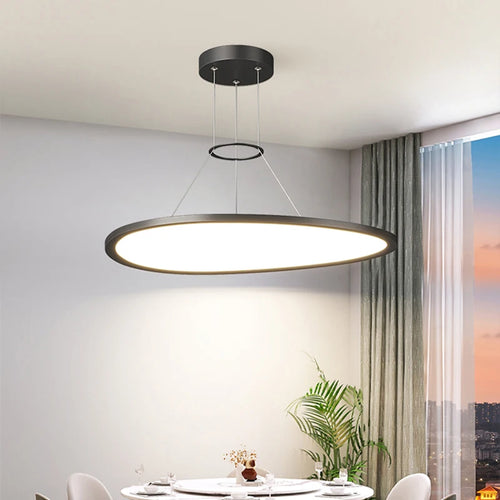 lustre moderne à led protection des yeux sans stroboscope - vue 3 sur 8