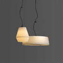 lustre lin moderne minimaliste chinois suspension japonais wabi-sabi