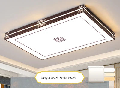 lustre rectangulaire à led pour éclairage intérieur moderne - vue 9 sur 14