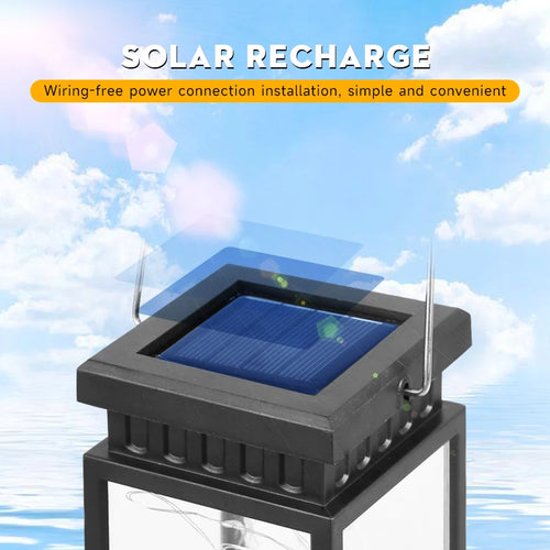 lanterne solaire extérieure led portable à suspendre pour jardin et festival - vue 2 sur 9