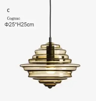 lustre nordique en verre pour un éclairage décoratif élégant - vue 10 sur 15