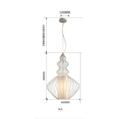 suspension vintage aristocrat pour restaurant et hôtel haut plafond - vue 13 sur 14