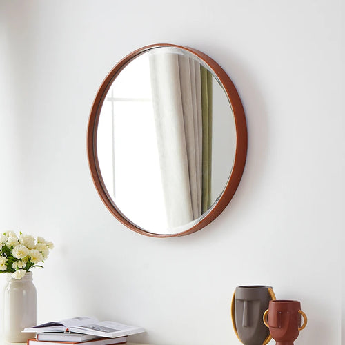 miroirs décoratifs ronds adhésifs pour salle de bain et décoration murale - vue 2 sur 11