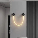 Applique murale moderne en Tube de néon LED tissé en Silicone
