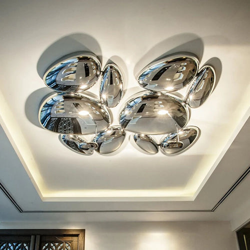 Plafonnier led moderne goutte décoré - vue 2 sur 12