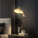 Style européen Villa Hall escalier lampe baleine lustre créatif salon luxe dauphin chambre suspension éclairage