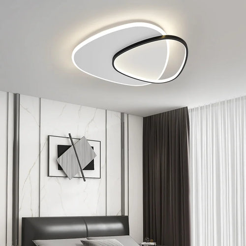 plafonnier led carré moderne avec télécommande pour décoration intérieure - vue 5 sur 13