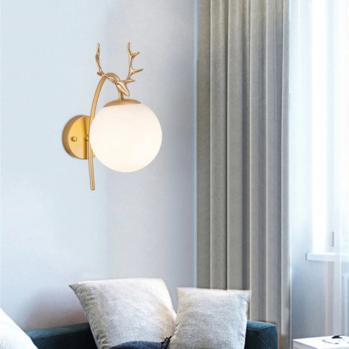 applique murale moderne en fer et verre pour décoration intérieure - vue 5 sur 16