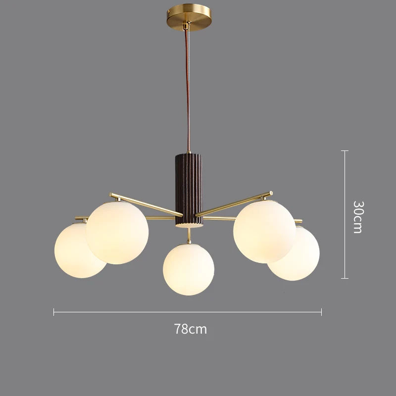 lustre japonais en cuivre style rétro médiéval pour intérieur élégant - vue 11 sur 13
