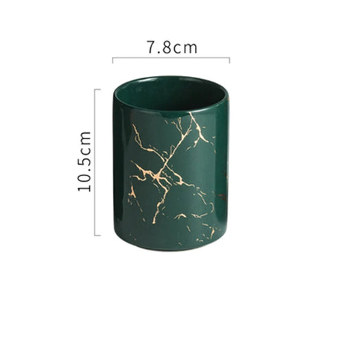 tasse créative en céramique pour brosse à dents et bain de bouche - vue 17 sur 16