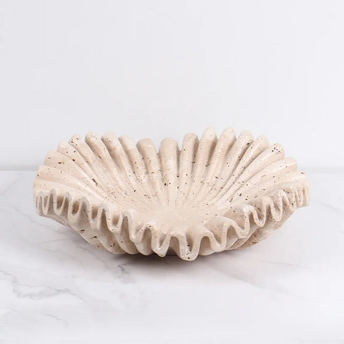 plateau de rangement en marbre style wabi-sabi moderne décor artistique - vue 7 sur 8