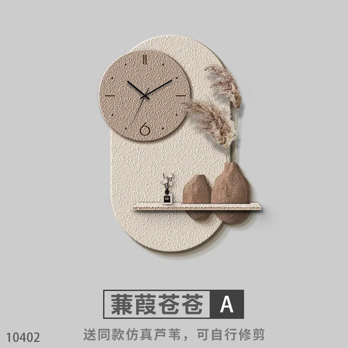horloge murale décorative en grès design sensoriel avancé