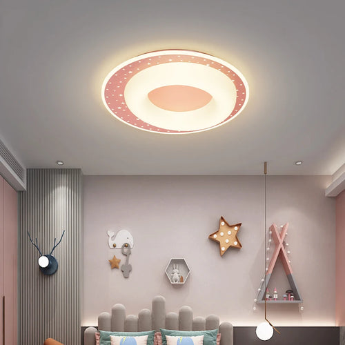lampe led encastrée nordique étoile à cinq branches pour enfants - vue 2 sur 8
