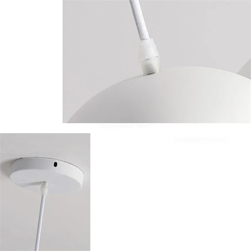suspension moderne italienne design pour intérieur avec luminaires led - vue 4 sur 10