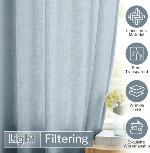 Voilage tulle uni sur mesure pour chambre salon - vue 9 sur 9