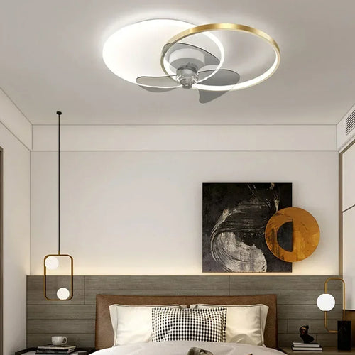 plafonnier ventilateur avec lumière à distance pour intérieur - vue 5 sur 7