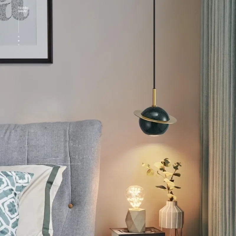lustre en marbre moderne pour intérieur élégant design nordique - vue 5 sur 24
