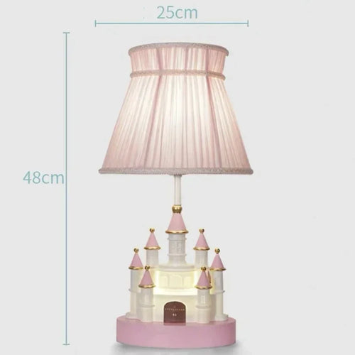 lampe de table moderne château princesse pour chambre enfant - vue 9 sur 8